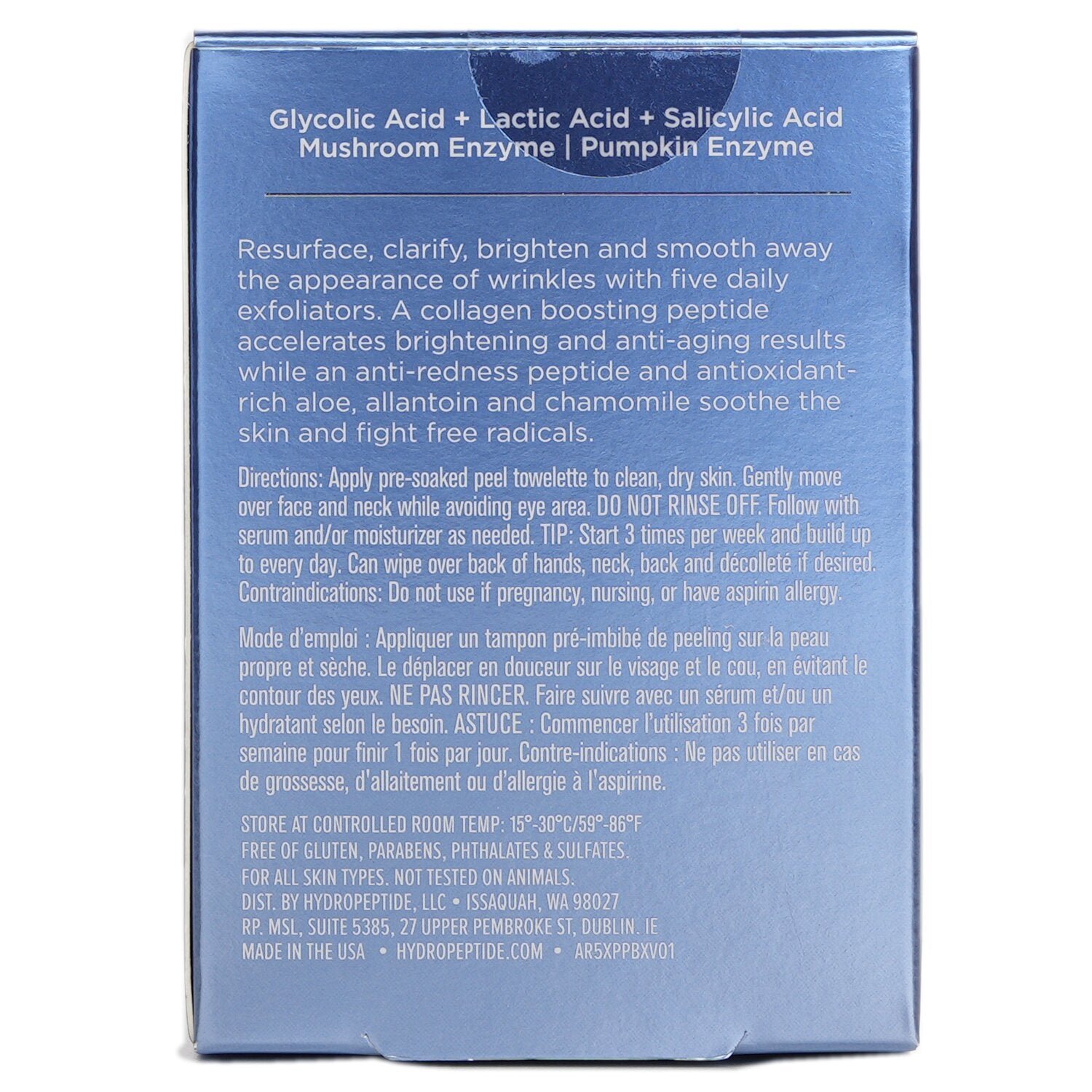 5X Power Peel Daily Resurfacing Pads by HydroPeptide - Image 3