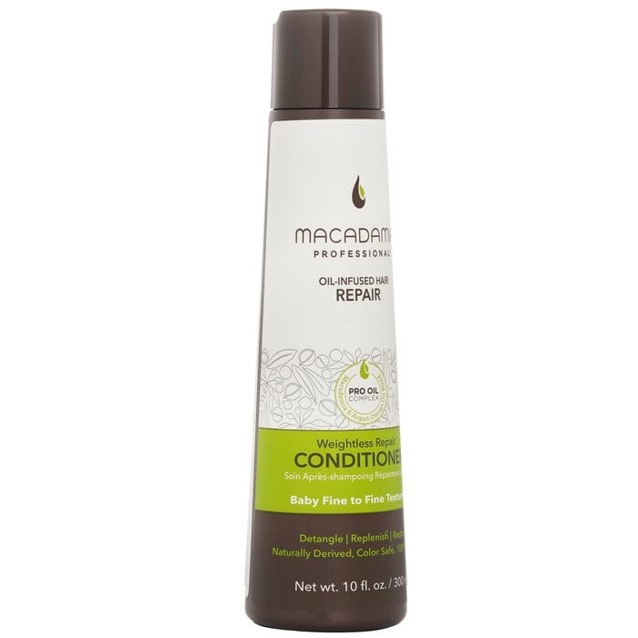 بلسم مرمم خفيف احترافي (لتجعدات الشعر الرقيقة إلى الرقيقة الطفولية) 300ml/10oz من Macadamia Natural Oil - صورة 2