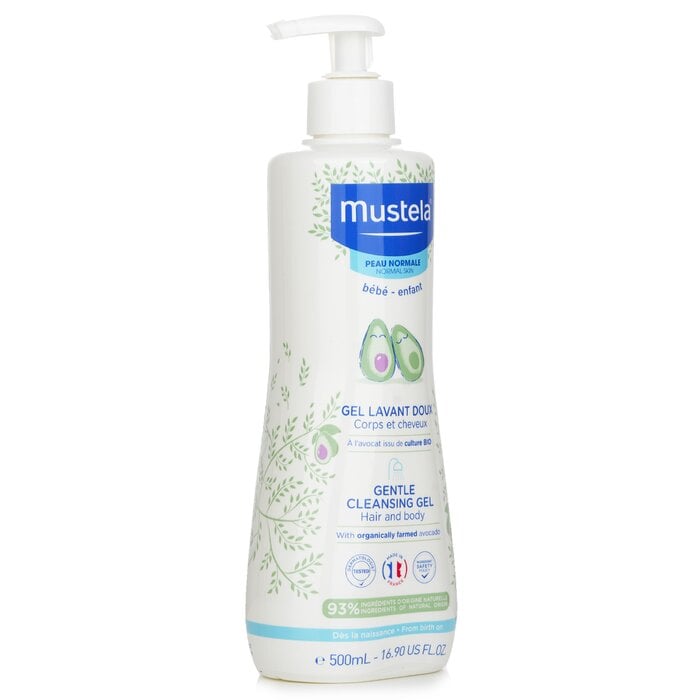 Gentle Cleansing Gel - Hair & Body 500ml/16.9oz by Mustela - Image 2