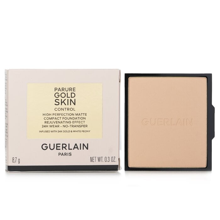 أساس بارور غولد للسيطرة على البشرة عالي الكمال المات في علبة مدمجة - # 2N 8.7g/0.3oz من Guerlain - صورة 2