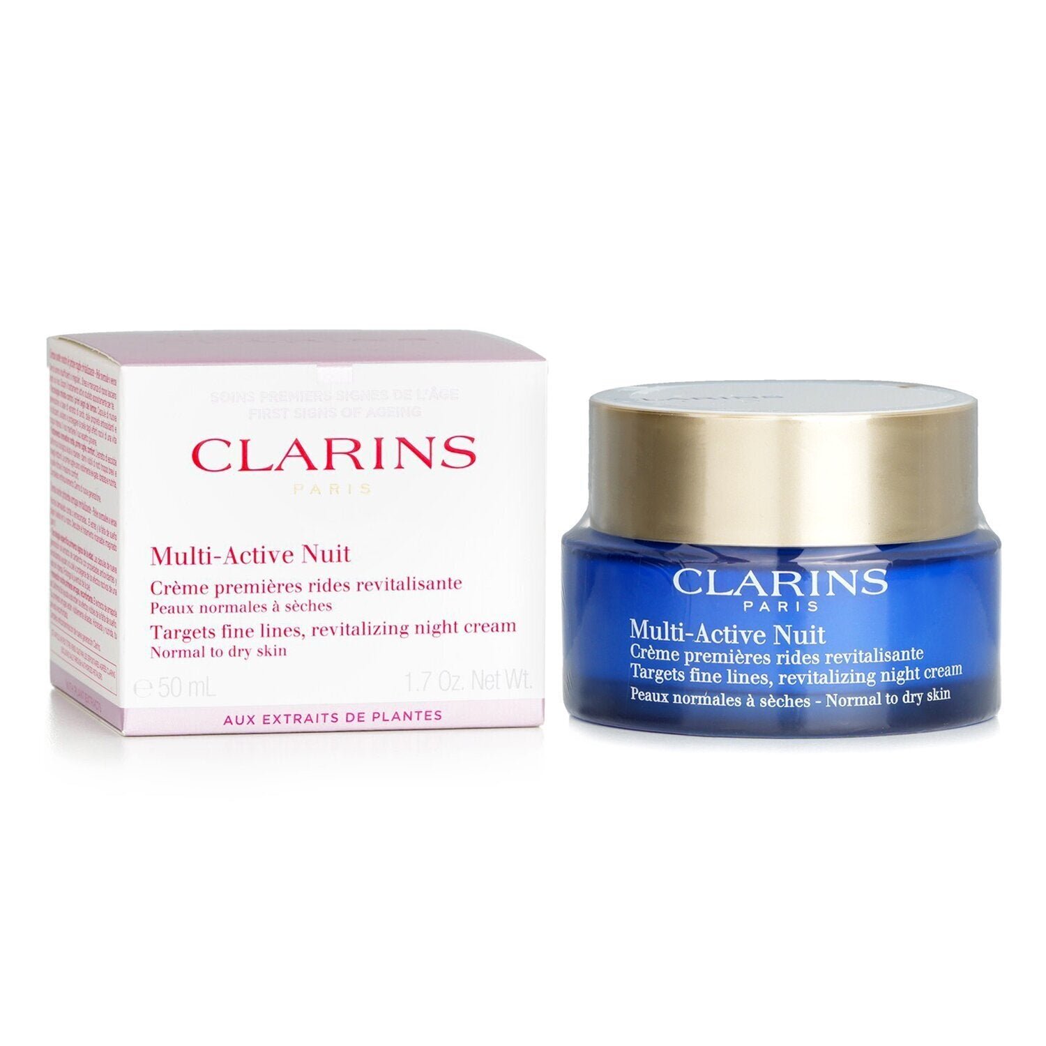 Multi-Active Night Targets Fine Lines Revitalizing Night Cream - For Normal To Dry Skin by Clarins - Image 2