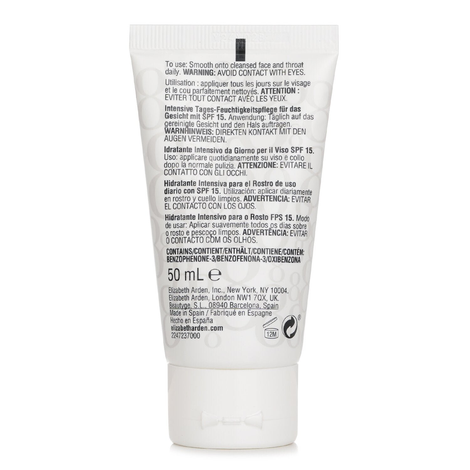Eight Hour Intensive Daily Moisturiser for Face SPF15 من Elizabeth Arden - صورة 3