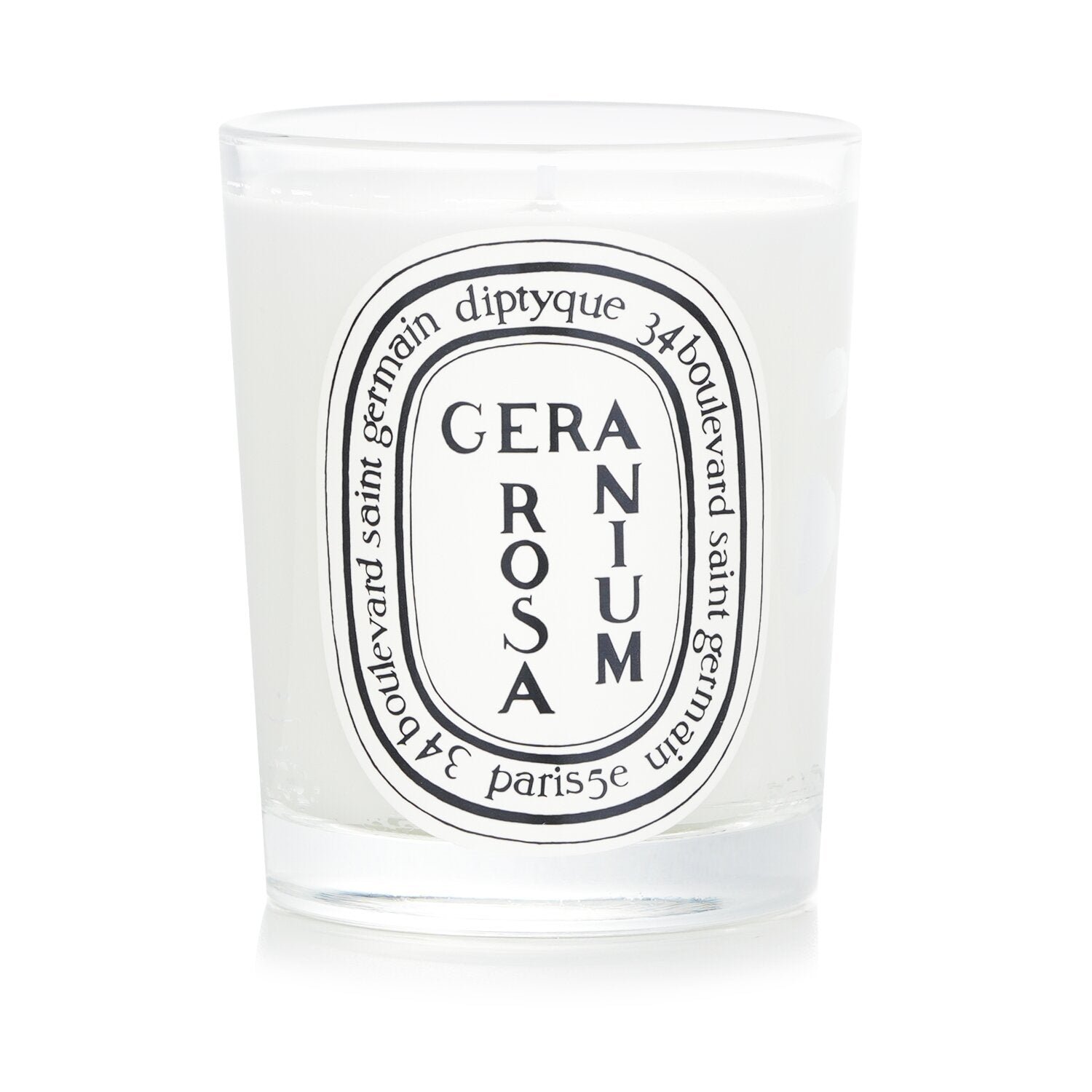 Scented Candle - Geranium Rosa (Rose Geranium) by Diptyque - Image 1