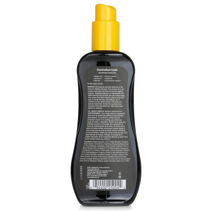 جل سبراي مسرع للسمرة 237ml/8oz من الذهب الاسترالي - صورة 3