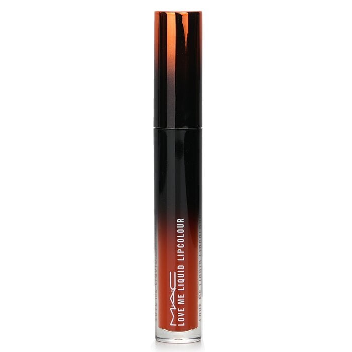 Love Me Liquid Lipcolour - # 487 My Lips Are Insured (Intense Burnt Orange) 3.1ml/0.1oz by MAC - Image 1