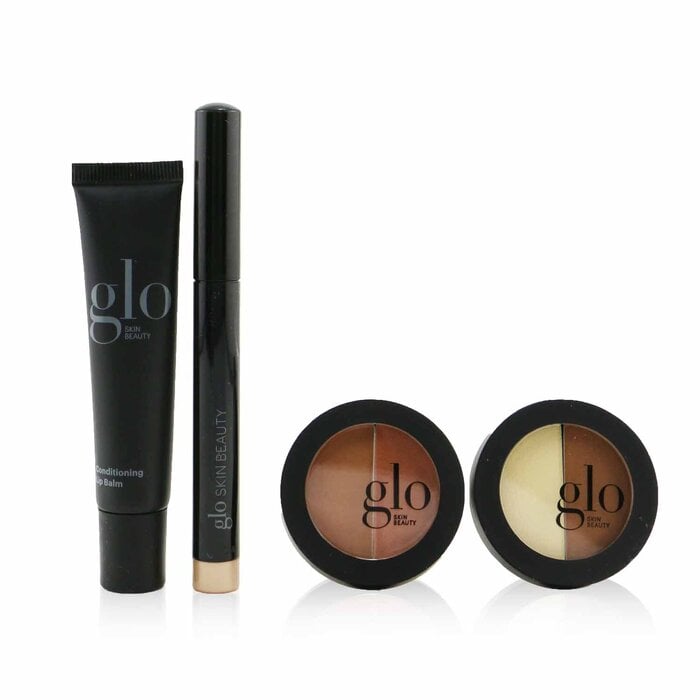In The Nudes (Shadow Stick + Cream Blush Duo + Eye Shadow Duo + Lip Balm) - # Backlit Bronze Edition 4pcs+1bag by Glo Skin Beauty - Image 1