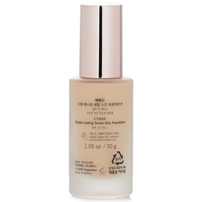 Double Lasting Serum Skin Foundation SPF 27 - # 23N1 Sand 30g/1.05oz by Etude House - Image 3