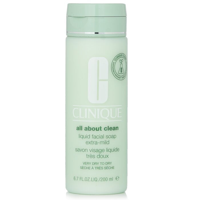 صابون سائل للوجه All About Clean لطيف جداً - للبشرة الجافة إلى الجافة جداً 200ml/6.7oz من Clinique - صورة 1