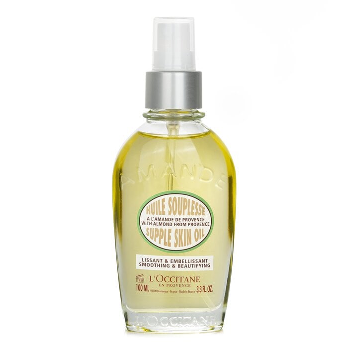 Almond Supple Skin Oil - Smoothing & Beautifying (Random Packaging) 100ml/3.4oz by L'Occitane - Image 1