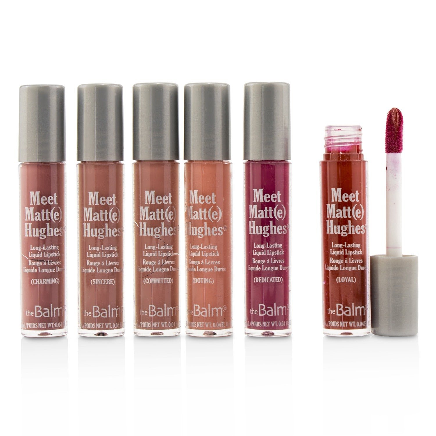 Meet Matt(e) Hughes 6 Mini Long Lasting Liquid Lipsticks Kit - Vol.1 من TheBalm - صورة 2