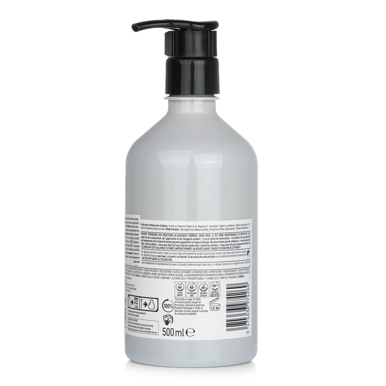 Professionnel Serie Expert - Silver Violet Dyes + Magnesium Neutralising and Brightening Shampoo (For Grey and White Hair) by L'Oreal - Image 3