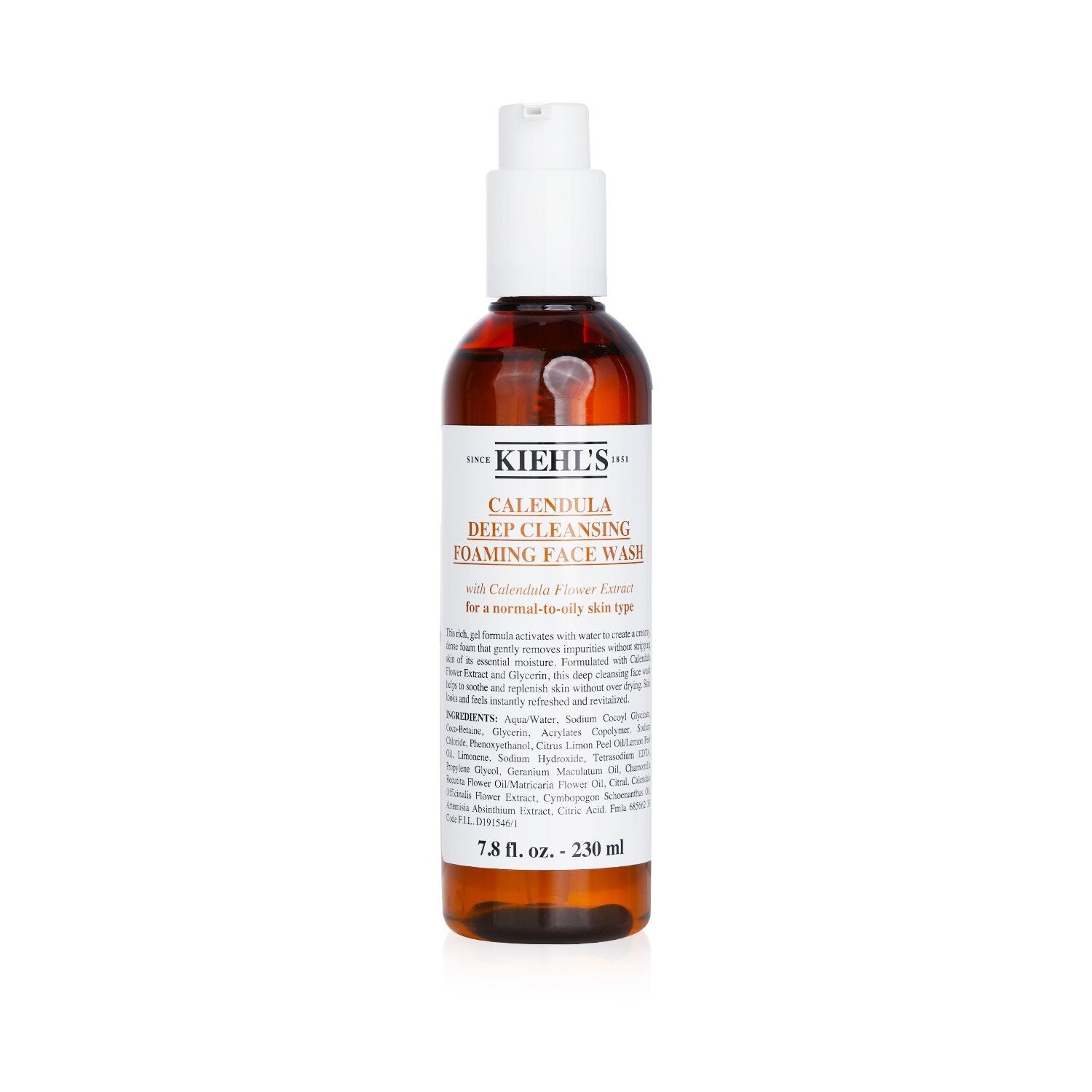 Calendula Deep Cleansing Foaming Face Wash by Kiehl's - Image 1