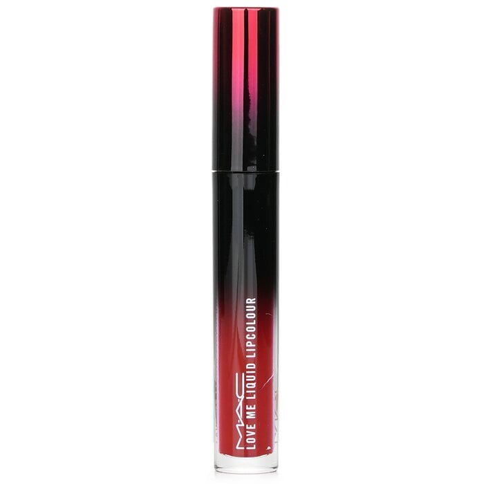 Love Me Liquid Lipcolour - # 493 E For Effortless (Deep Burgundy Red) 3.1ml/0.1oz by MAC - Image 1