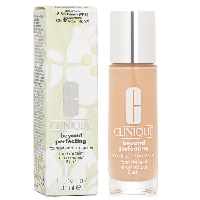 Beyond Perfecting Foundation & Concealer - # 6.5 Buttermilk (VF-N) 30ml/1oz by Clinique - Image 2
