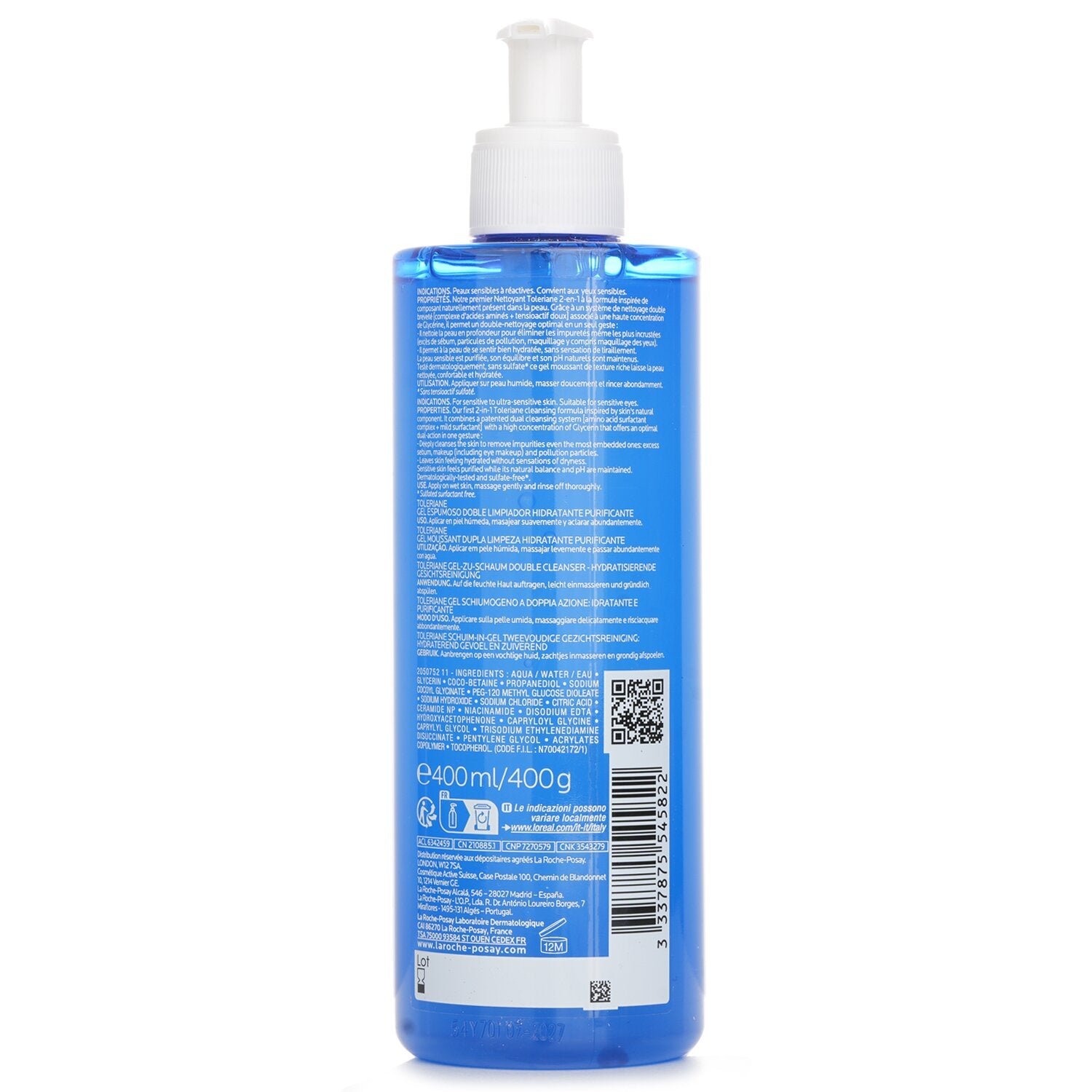 Toleriane Purifying Foaming Cleanser (For Normal To Oily Skin) by La Roche Posay - Image 3