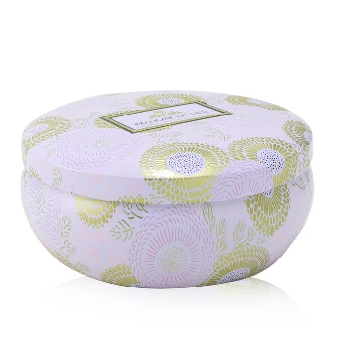 3 Wick Decorative Tin Candle - Panjore Lychee 340g/12oz by Voluspa - Image 2