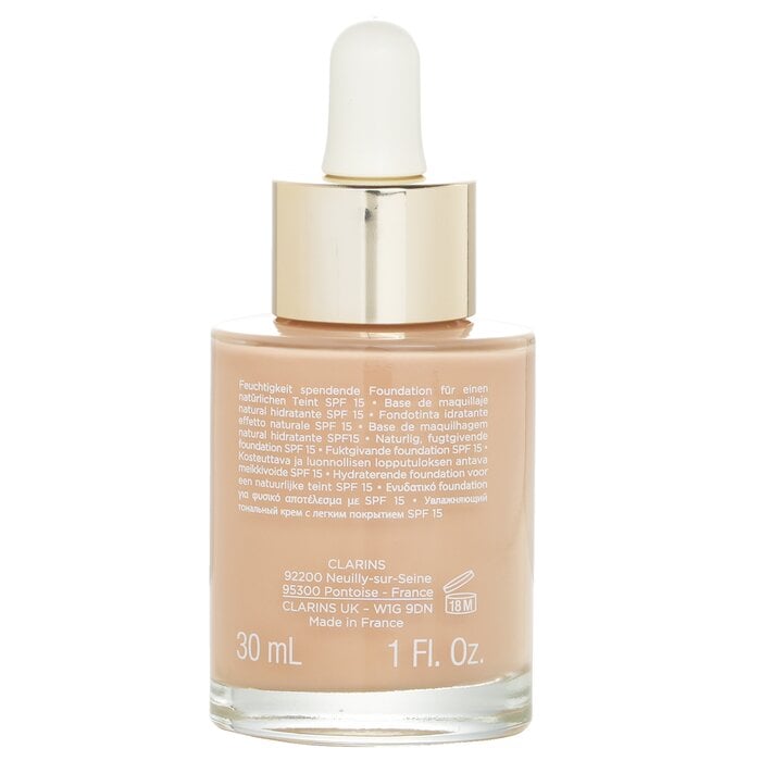 أساس مرطب طبيعي Skin Illusion SPF 15 -#107C 30ml/1oz من Clarins - صورة 3