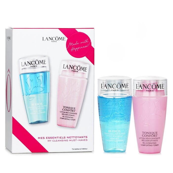 My Cleansing Must-Haves Set: Bi-Facil 75ml + Confort Tonique 75ml 2pcs by Lancome - Image 1