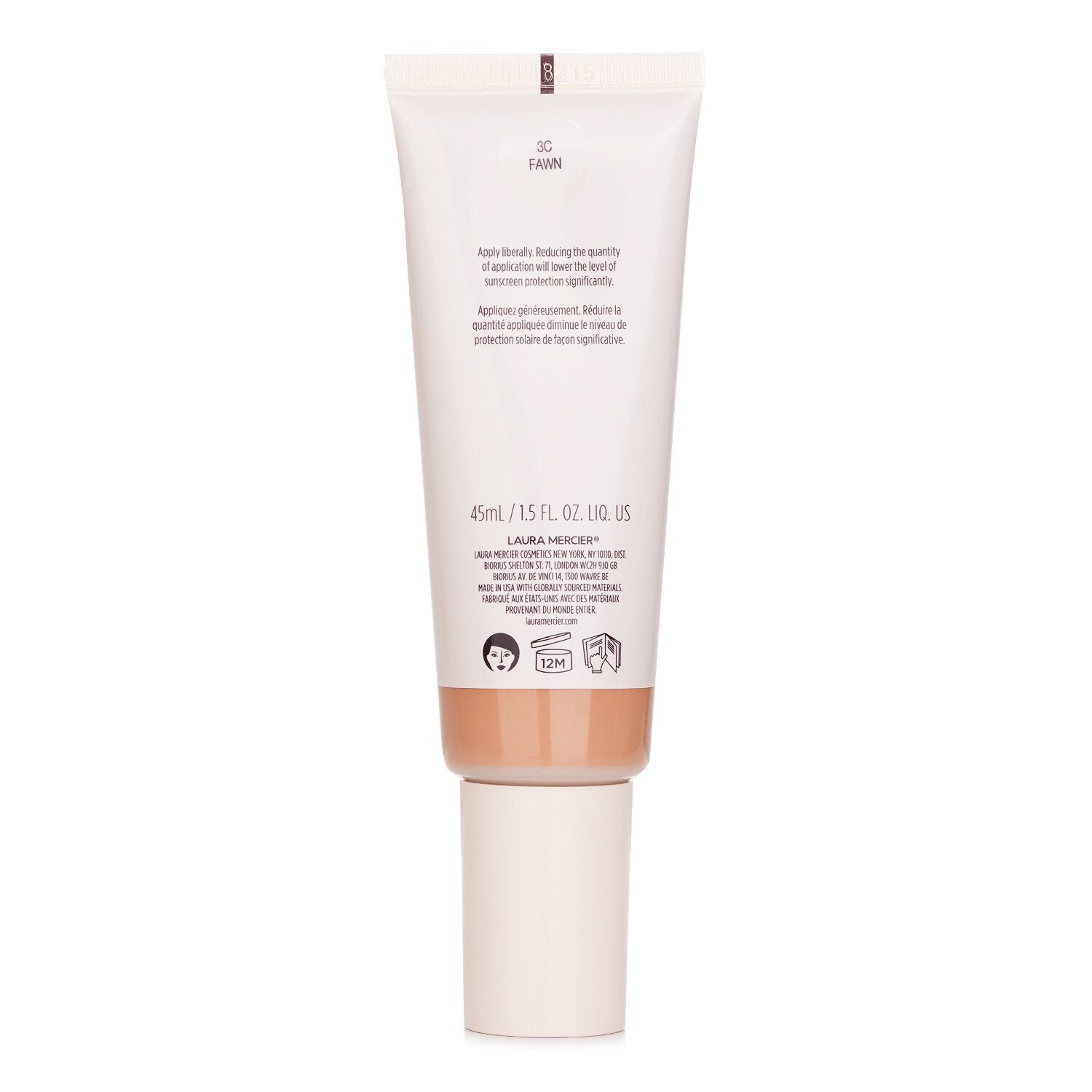 Tinted Moisturizer Natural Dewy - # 3C Fawn by Laura Mercier - Image 3
