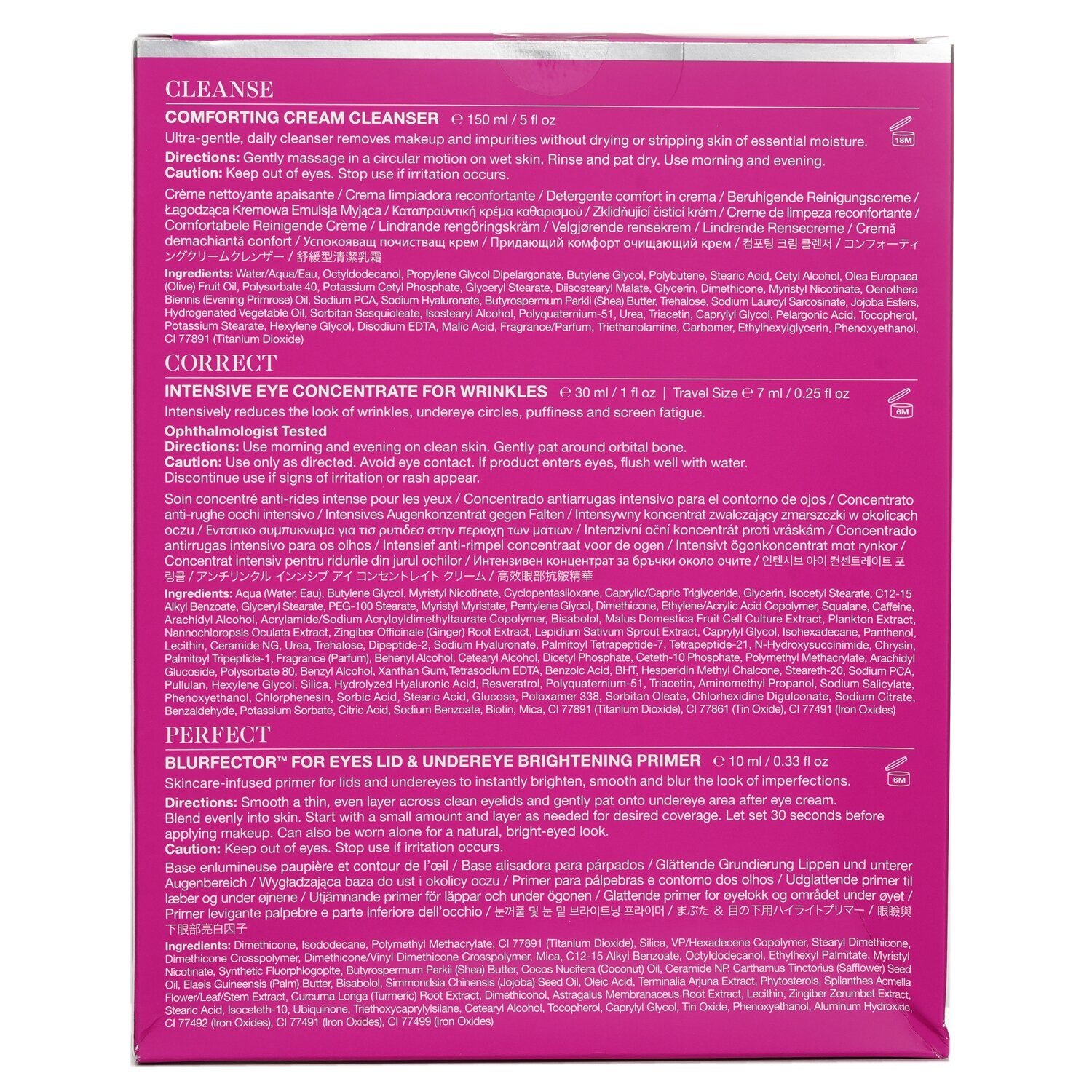 Skin Transforming Collection (Full Size Trio): Cleanser 150ml + Eye Concentrate (30ml+7ml) + Eyes Primer 10ml by StriVectin - Image 3