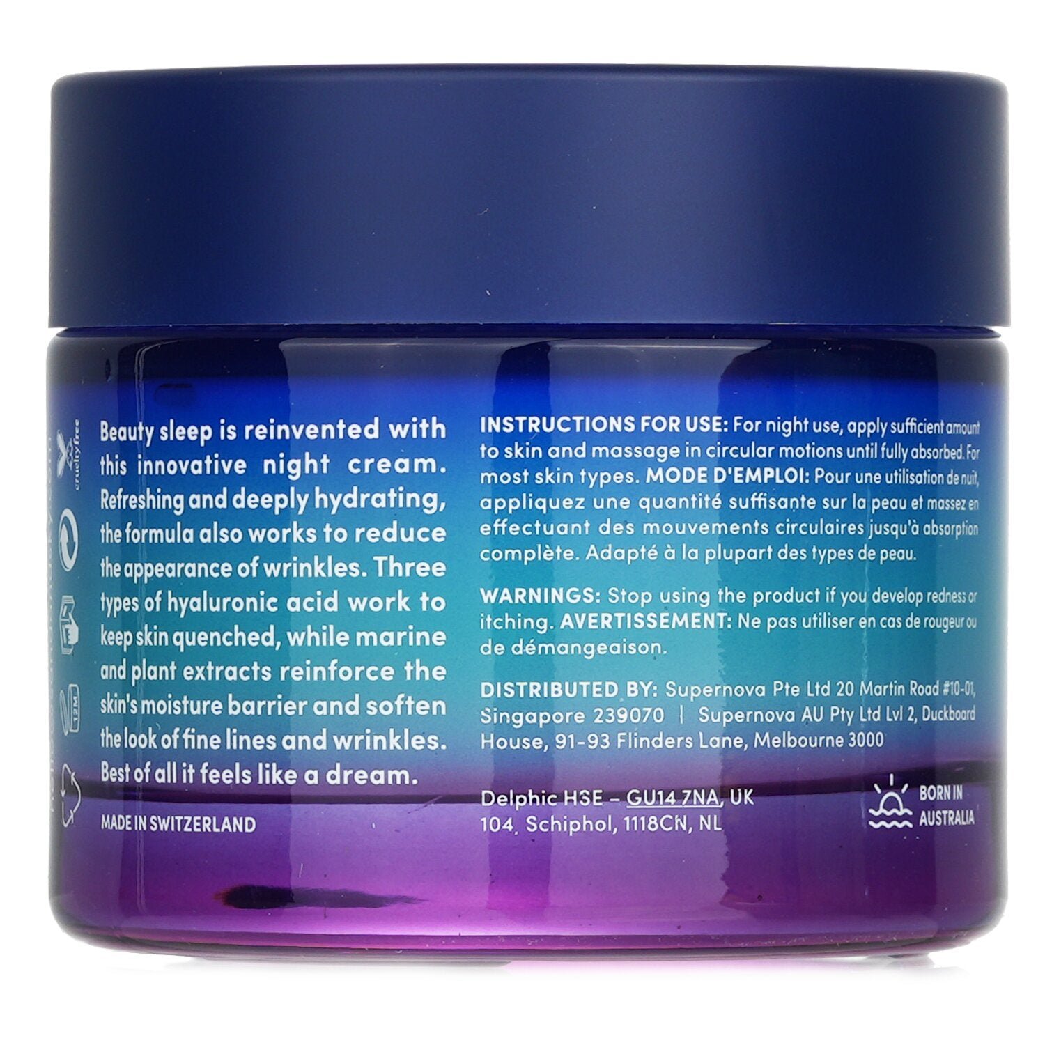 Tasmanian Spring Water - Renewing Night Cream من Sand & Sky - صورة 3