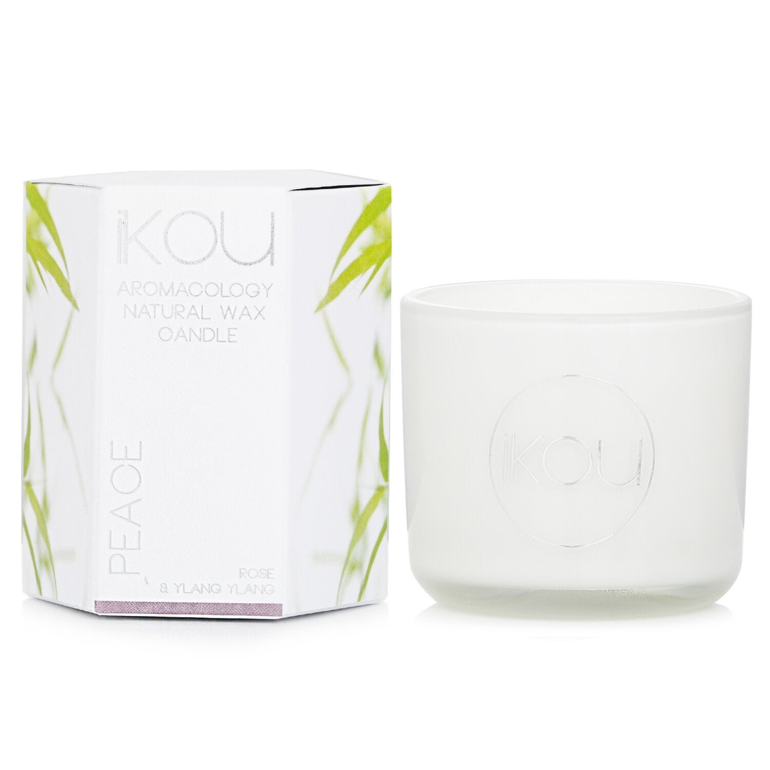 زجاجة شمع طبيعية Eco-Luxury Aromacology - Peace (الورد واليلانغ يلانغ) من iKOU - صورة 2