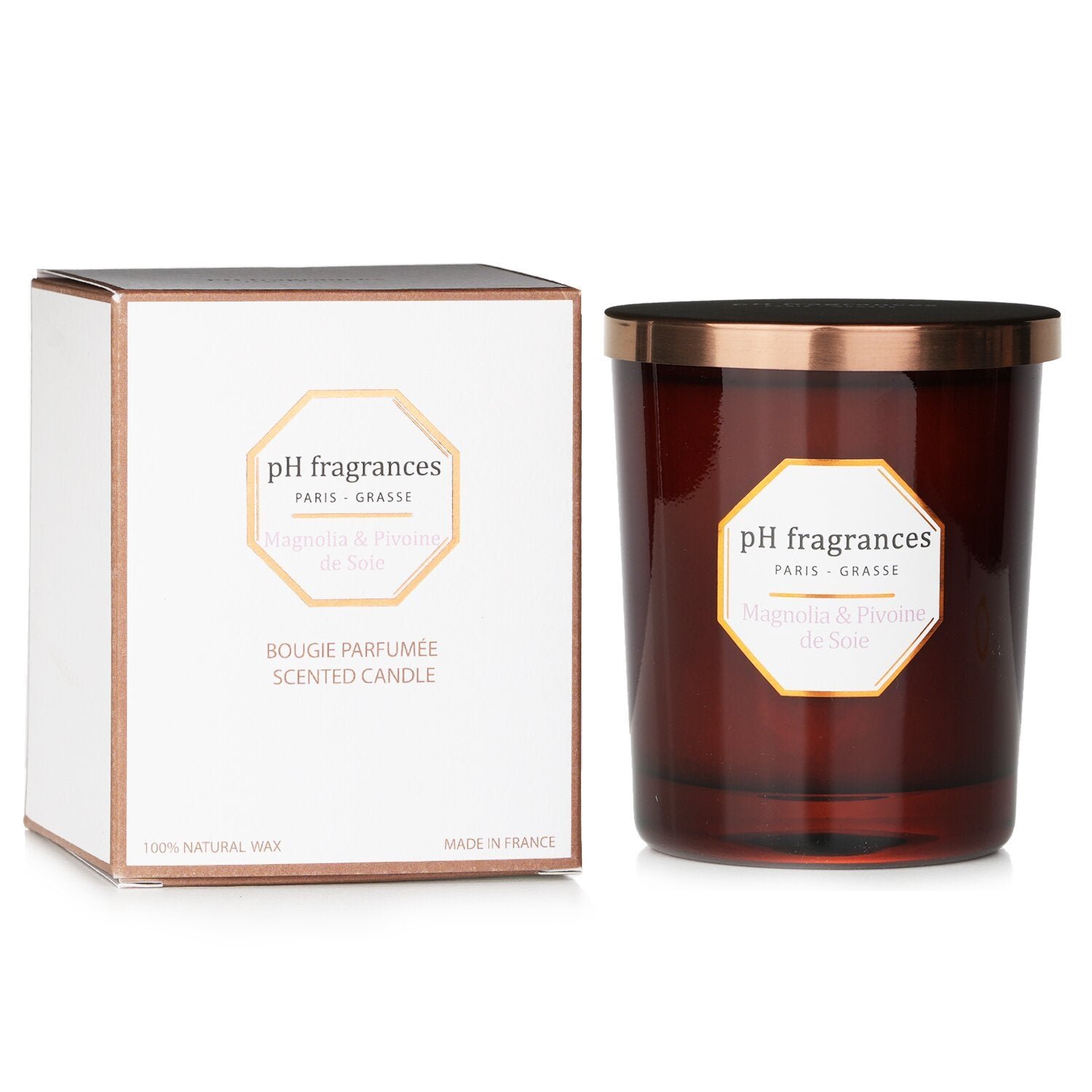 Scented Candle Magnolia & Pivoine de Soie من pH fragrances - صورة 2