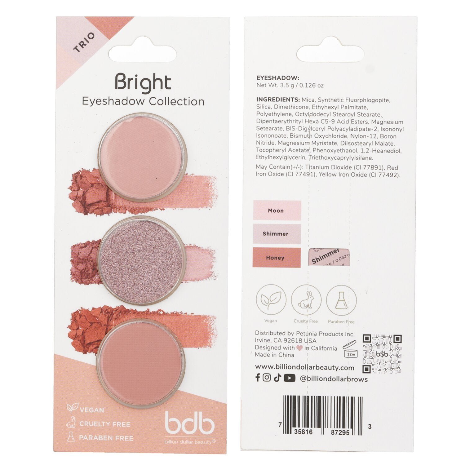 Eyeshadow Collection Trio - #Bright من Billion Dollar Brows - صورة 3
