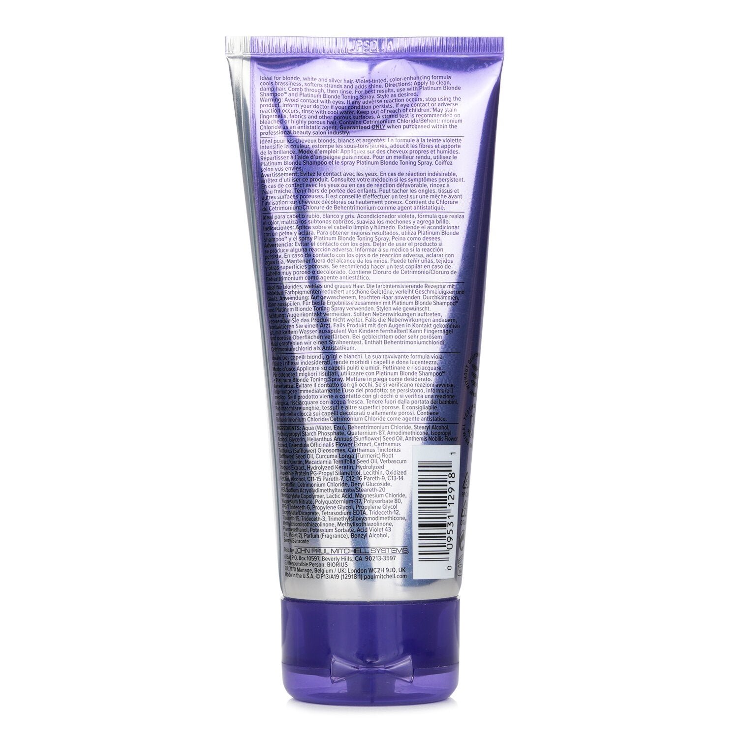 Platinum Blonde Conditioner (Cools Brassiness - Eliminates Warmth) by Paul Mitchell - Image 3