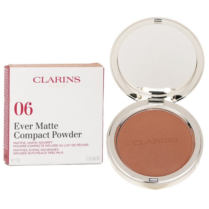 Ever Matte Compact Powder - # 06 Deep 10g/0.3oz by Clarins - Image 2