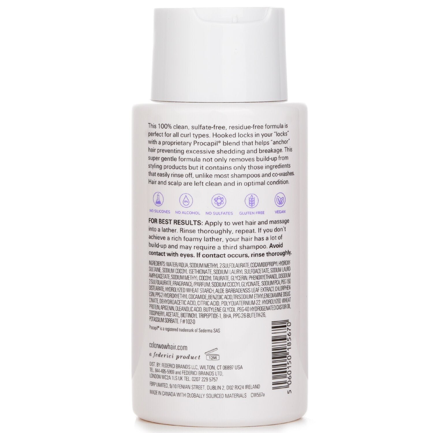 Curl Wow Curl Hooked Shampoo من Color WOW - صورة 3