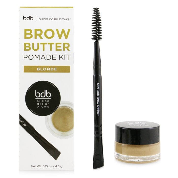 Brow Butter Pomade Kit: Brow Butter Pomade + Mini Duo Brow Definer - # Blonde 2pcs by Billion Dollar Brows - Image 2