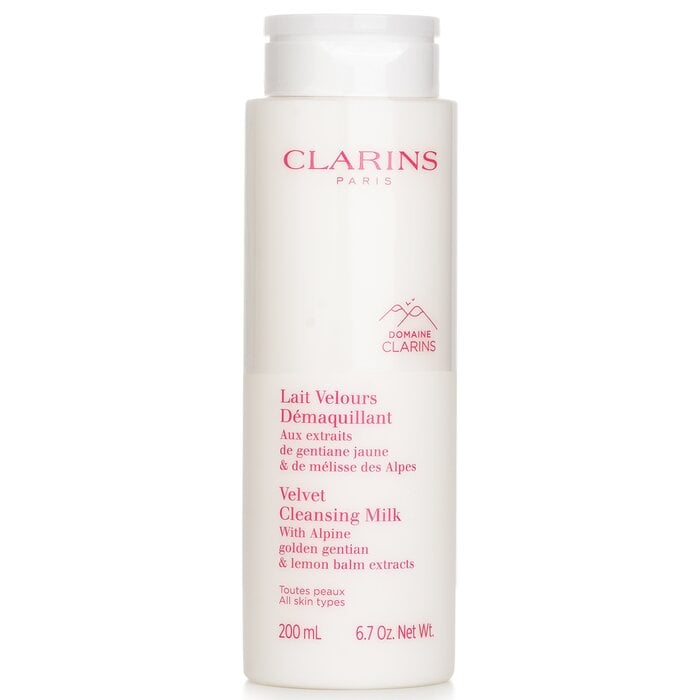 Velvet Cleansing Milk with Alpine Golden Gentian & Lemon Balm Extracts 200ml/6.7oz by Clarins - Image 2