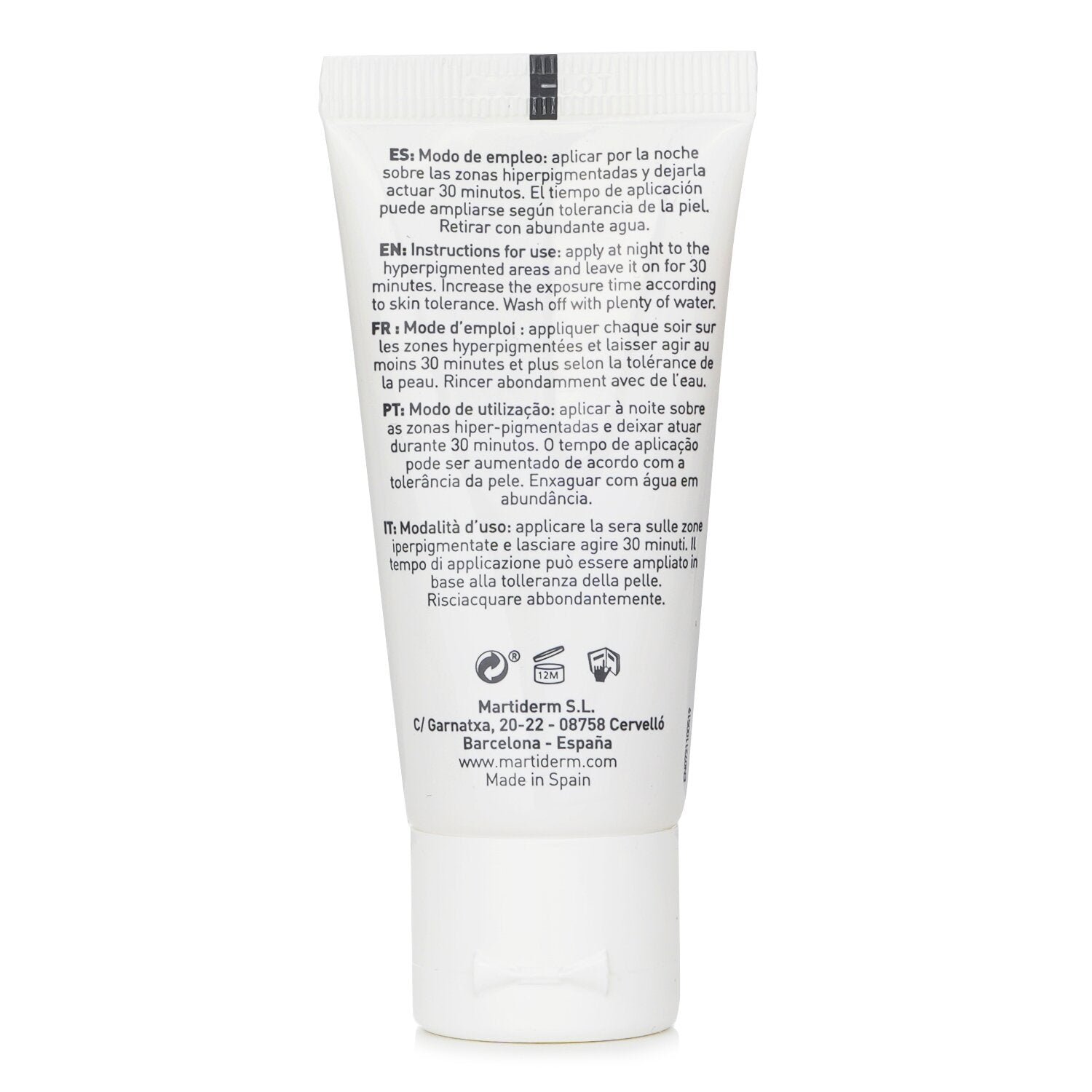 Pigment Zero DSP-Mask Intensive Depigmenting Night Reduces Dark Spots (For All Skin) by Martiderm - Image 3