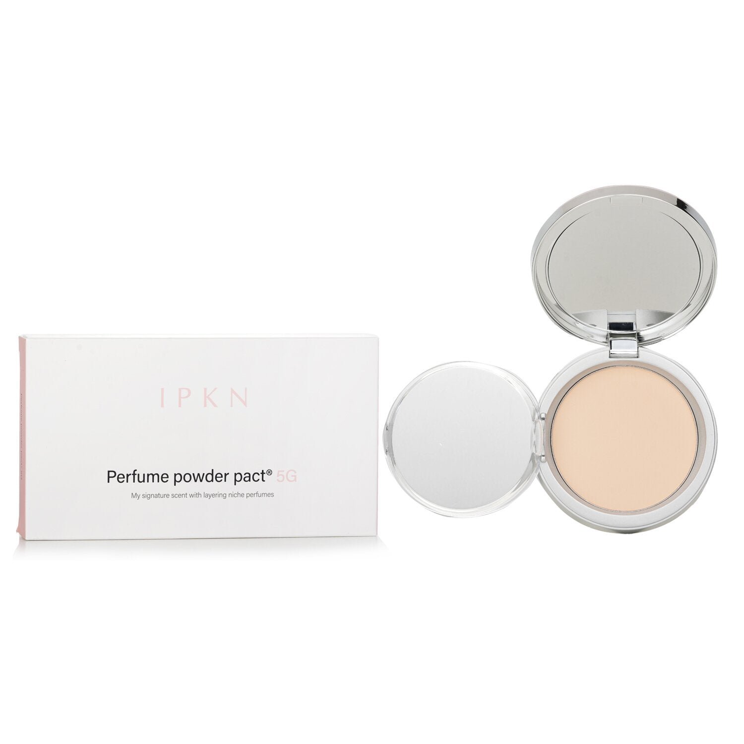Perfume Powder Pact 5G - # 21 Nude Beige Moist by IPKN - Image 2