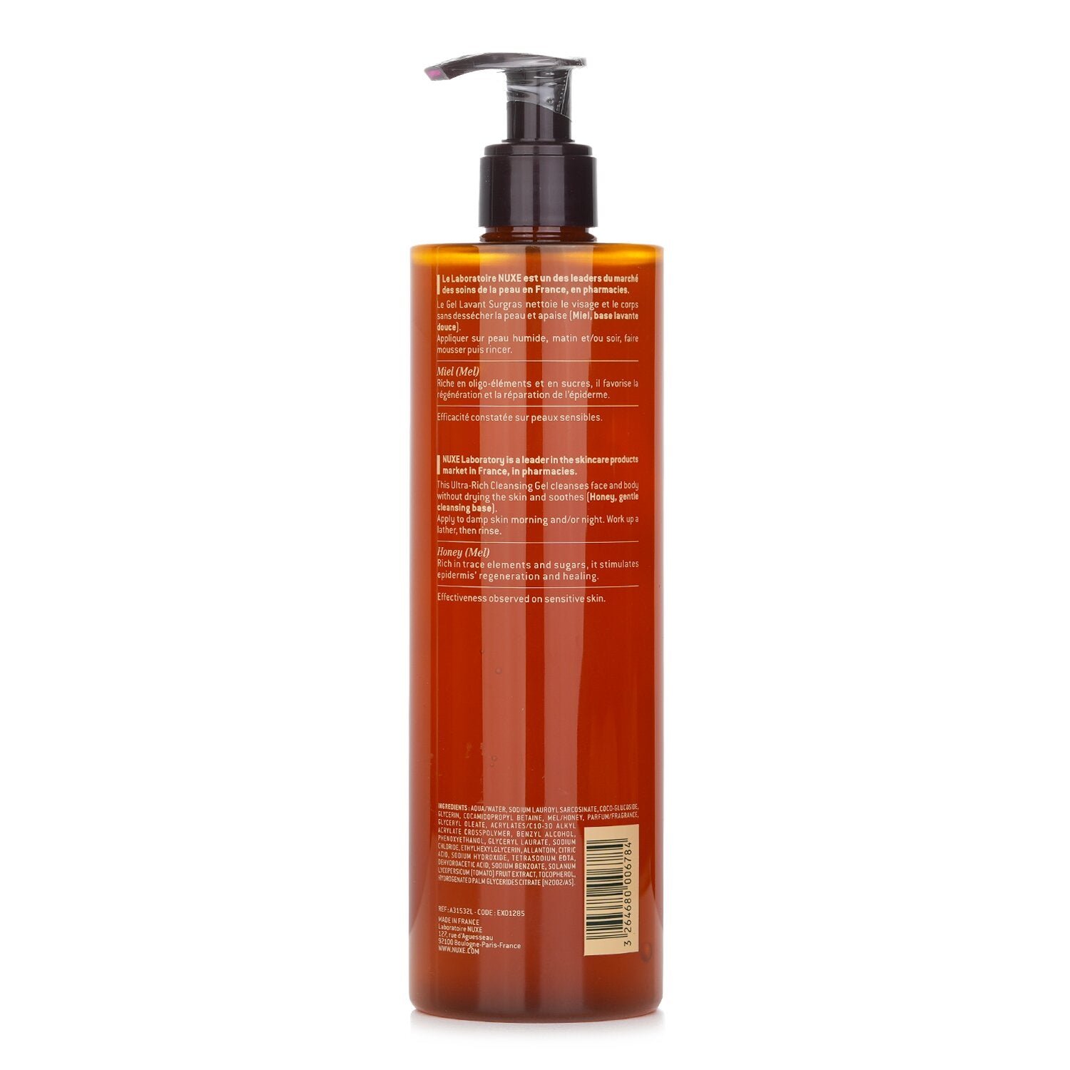Reve De Miel Face & Body Ultra-Rich Cleansing Gel (Dry & Sensitive Skin) by Nuxe - Image 3