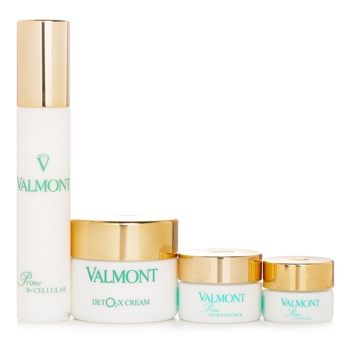 مجموعة The Oxygen Symphony: عبوة مجددة Prime 15مل + Prime B-Cellular 30مل + كونتور Prime 5مل + كريم Deto2x 45مل 4pcs من Valmont - صورة 2