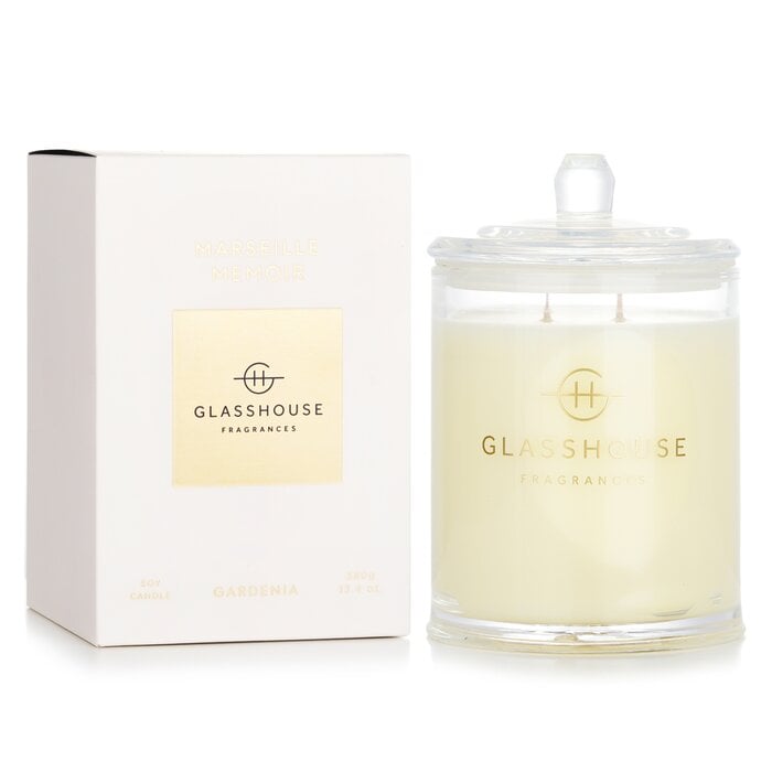 شمعة صويا معطرة ثلاثية - مذكرات مارسيليا (جاردينيا) 380g/13.4oz من جلاس هاوس - صورة 2