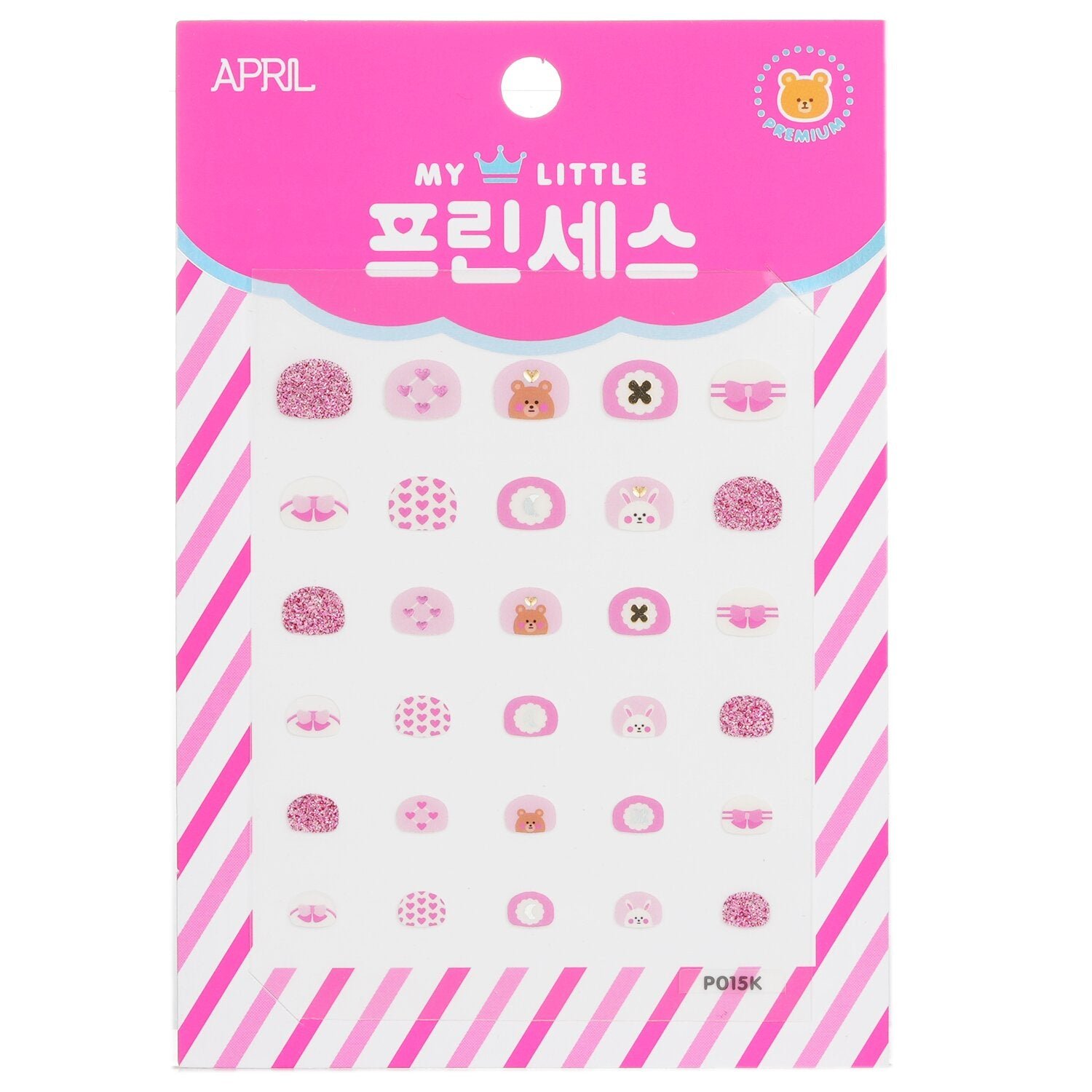 ملصق أظافر الأميرة للأطفال - # P015K من April Korea - صورة 1