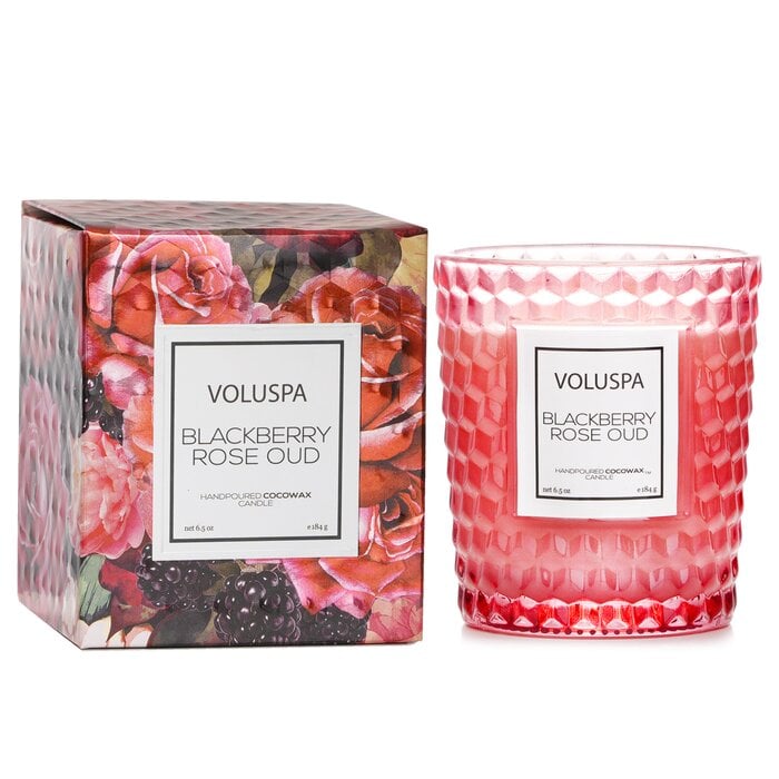 شمع كلاسيكي - Blackberry Rose Oud 184g/6.5oz من فولوسبا - صورة 2