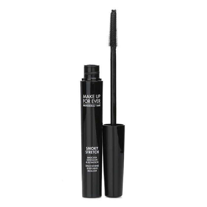Smoky Stretch Lengthening & Defining Mascara (Black Black) 7ml/0.23oz by Make Up For Ever - Image 1