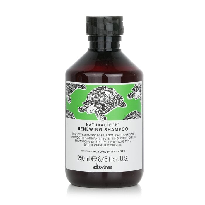 شامبو مجدد Natural Tech (لجميع أنواع فروة الرأس والشعر) 250ml/8.45oz من Davines - صورة 1