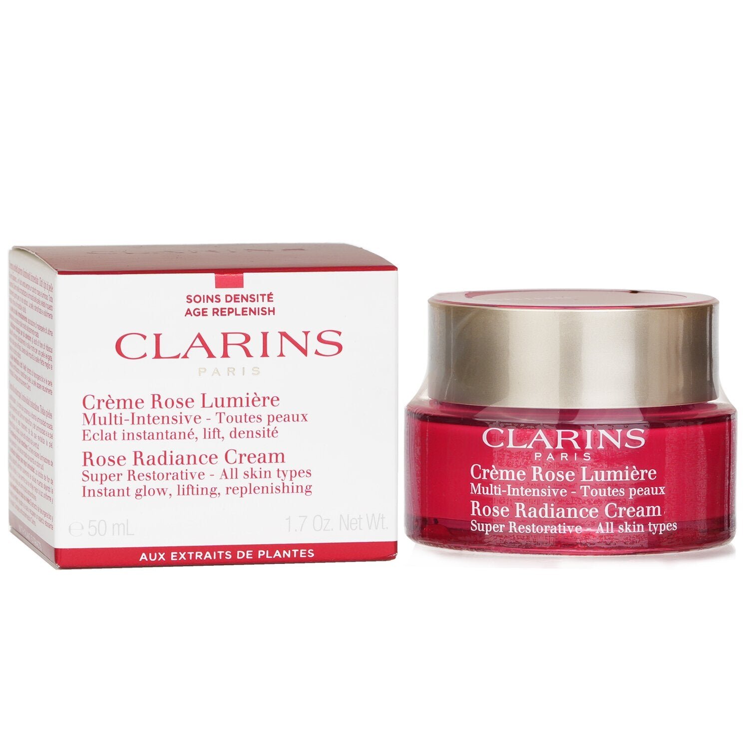 كريم إشراقة بالورد المرمم الفائق من Clarins - صورة 2