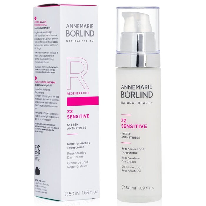 ZZ Sensitive System Anti-Stress Regenerative Day Cream - For Sensitive Skin 50ml/1.69oz by Annemarie Borlind - Image 2