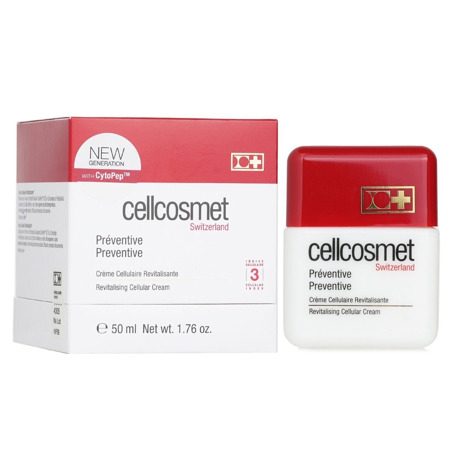 سيلكوزمت كريم وقائي منشط للخلايا من Cellcosmet & Cellmen - صورة 2