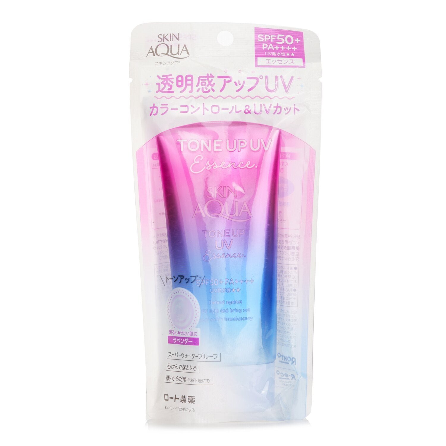 Skin Aqua Tone Up UV Essence - # Lavender by Rohto - Image 1