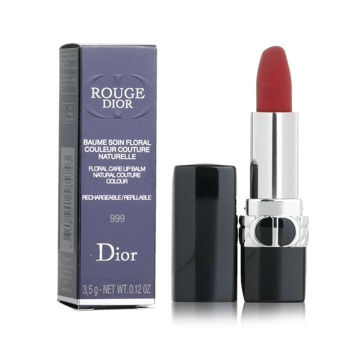 Rouge Dior Floral Care Refillable Lip Balm - # 999 (Matte Balm) 3.5g/0.12oz by Christian Dior - Image 2
