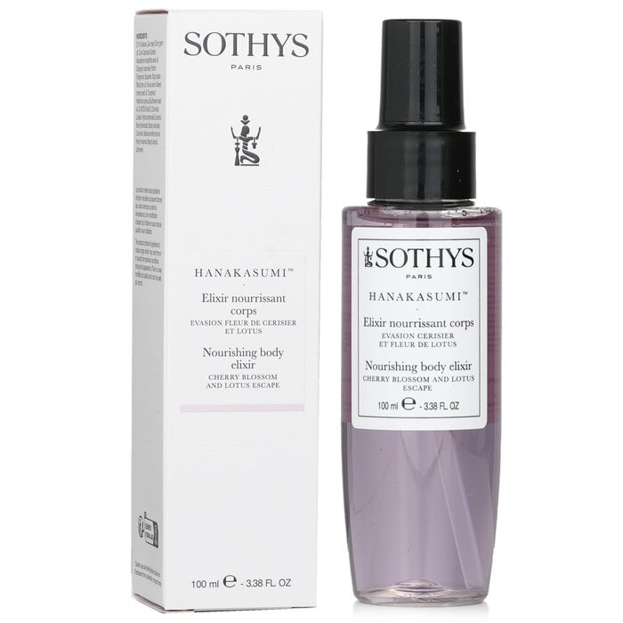 Nourishing Body Elixir - Cherry Blossom & Lotus Escape 100ml/3.38oz by Sothys - Image 2