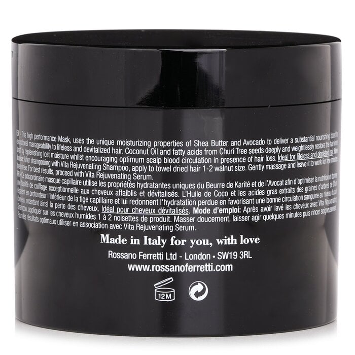 Vita Rejuvenating Hair Mask 250ml/8.45oz by Rossano Ferretti Parma - Image 3