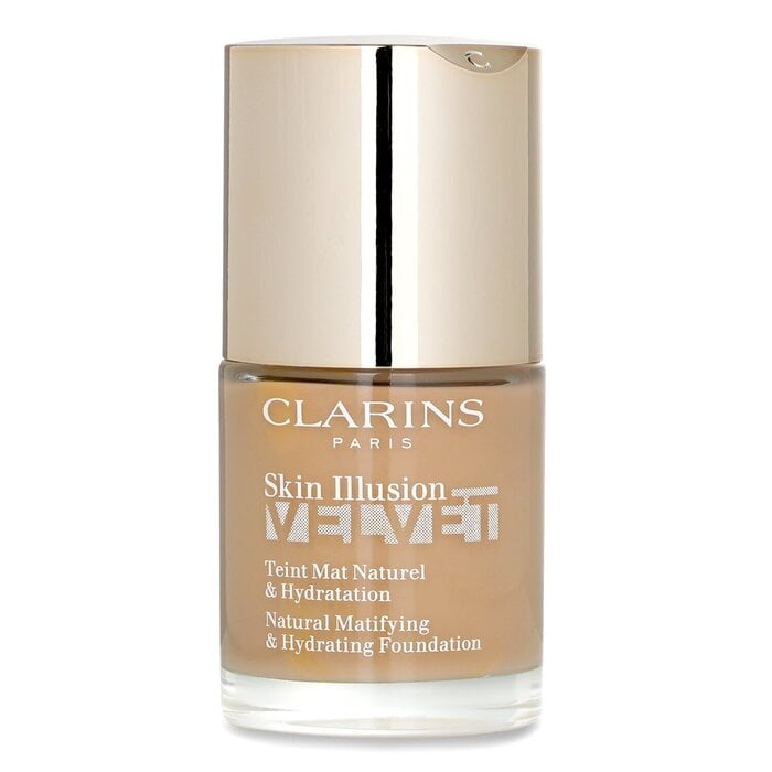 كريم أساس Skin Illusion Velvet Natural Matifying & Hydrating Foundation - # 111N 30ml/1oz من Clarins - صورة 1